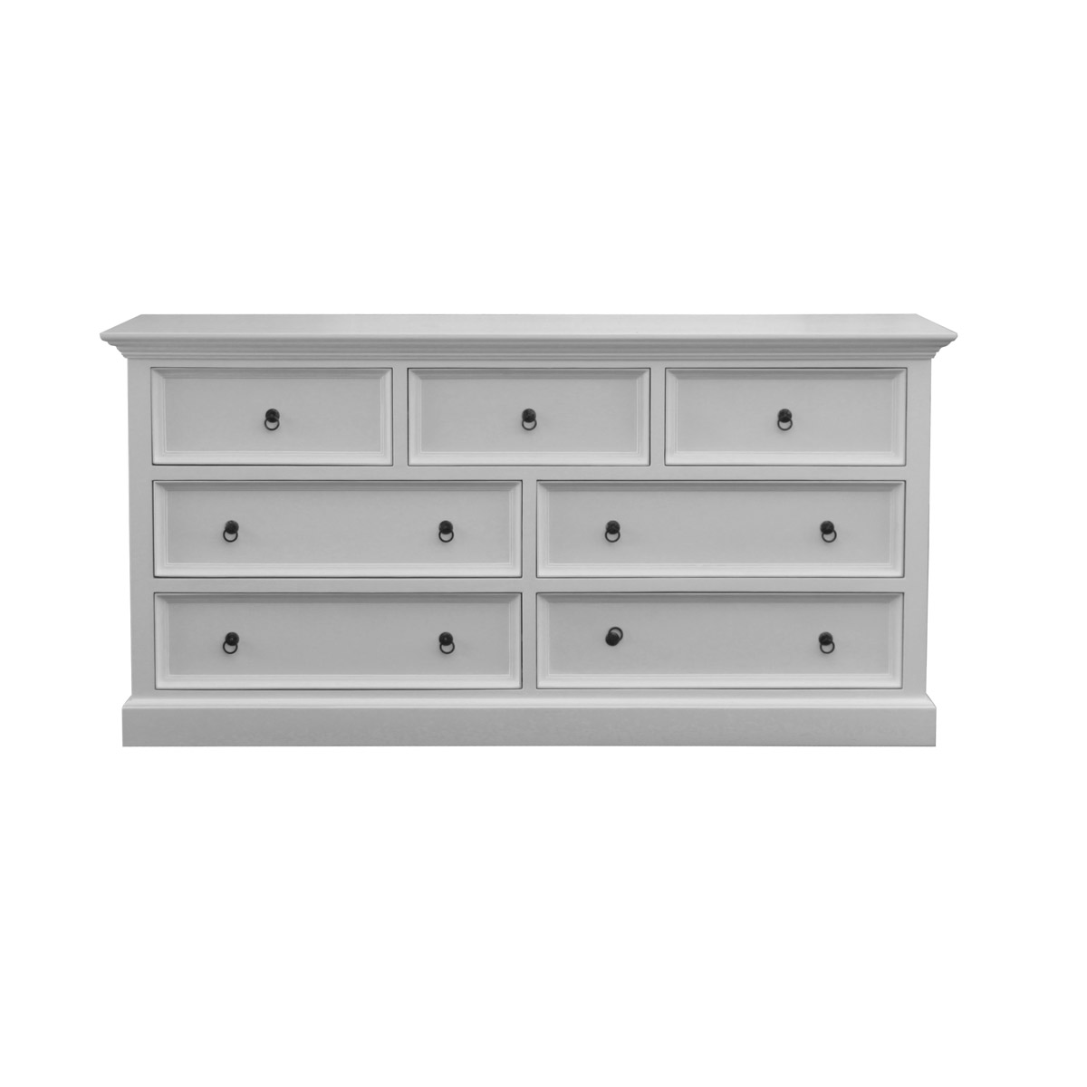 White 7-Drawer Dresser
